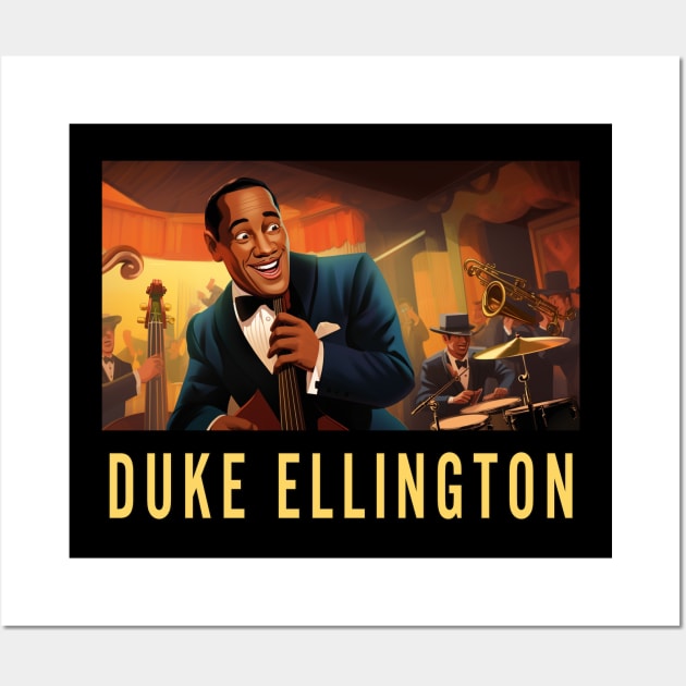 Duke Ellington Wall Art by UrbanLifeApparel